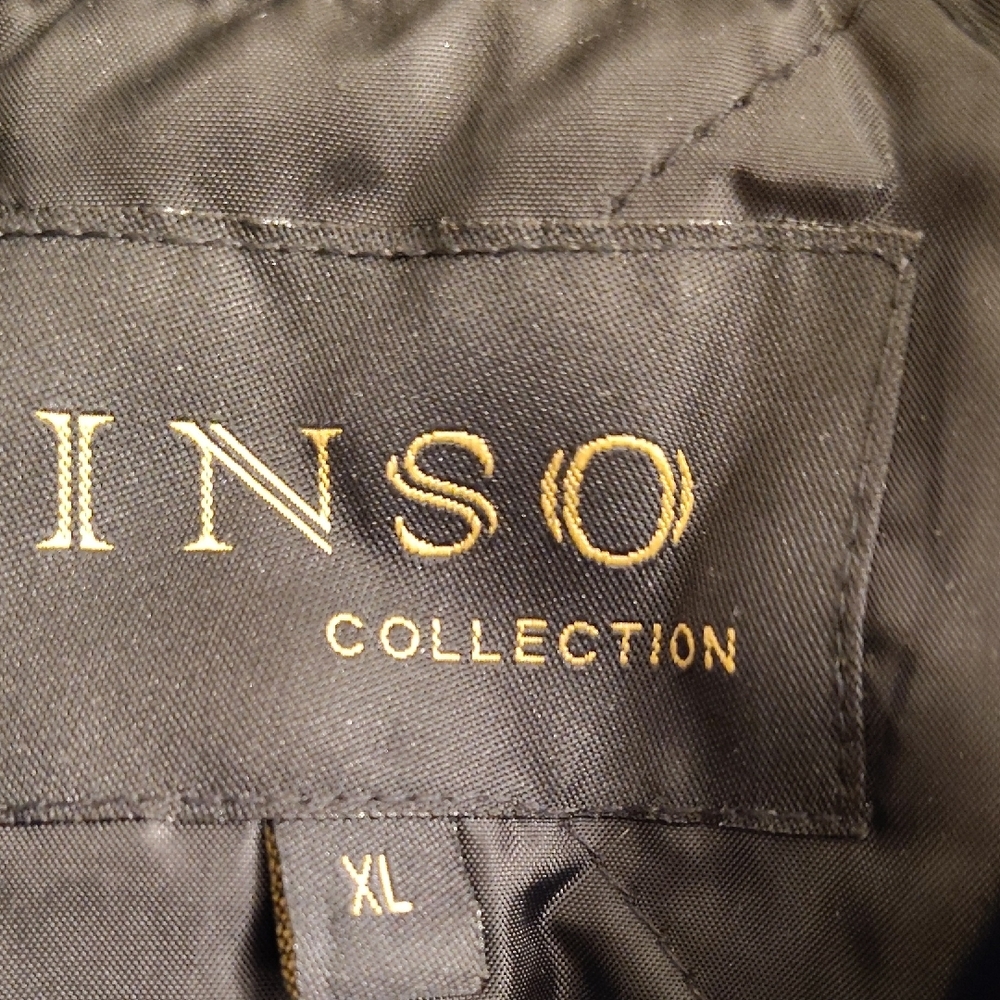 INSO Collection Black Quilted Bomber Jacket for Women B34 - Picture 2 of 13